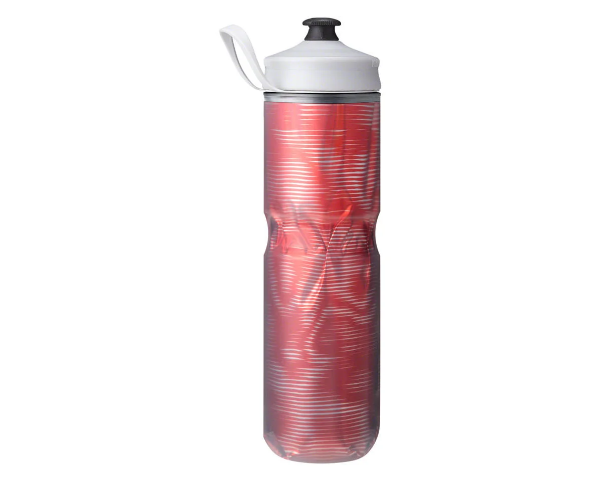 Hydrapak Polar Sport Pulse Insulated Water Bottle (Red) (24oz) (Single)